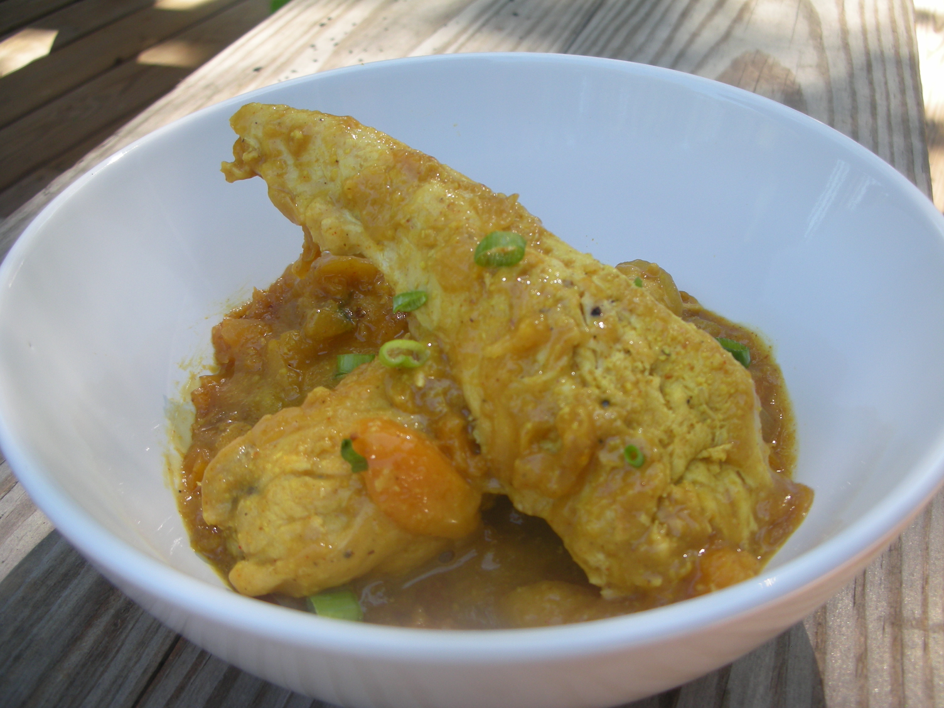 gluten free curried almond chicken