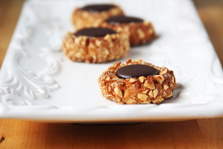 Chocolate Hazelnut Thumbprint Cookies GlutenFreeFix